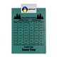 a white clip & teal board letter clipboard - digital imprint