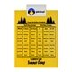 a white clip & yellow board letter clipboard - digital imprint