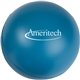 a blue gray large round stress ball