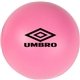 a neon pink large round stress ball