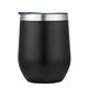 aerial view a black malbec 12 oz stainless steel tumbler, image 1 of 12