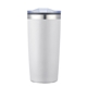 aerial view a white thompson 20 oz stainless steel tumbler, image 1 of 5