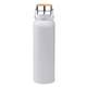 a white smith 20 oz stainless steel bamboo cap water bottle