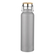 a pms 877c smith 20 oz stainless steel bamboo cap water bottle