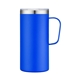 aerial view a pms 661c magnolia 20 oz stainless steel mug, image 1 of 3