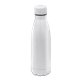 aerial view a white promotional branded mugu 17 oz stainless steel water bottle, image 1 of 5