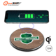 a group of chayes walnut 15w qi wireless charger
