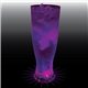 a violet led & clear glass 22 oz single light tall fluted plastic pilsner cup