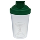 a clear bottle & forest green pms 343 lid 20 oz pogo blender sport shaker bottle