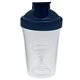 a clear bottle & navy blue pms 282 lid 20 oz pogo blender sport shaker bottle