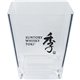 a clear 6 oz plastic square cup