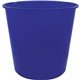 a blue 176 oz plastic brew bucket