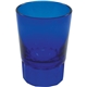 a cobalt 2 oz premium plastic fluted shot glass