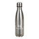a silver 17oz insulated bottle