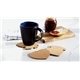 a group of cork coaster - leaf
