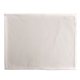 a white 60 x 80 polyester blanket