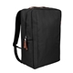 aerial view a black corporate structure laptop backpack, image 1 of 3