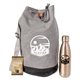 aerial view a grey sip, snack and carry gift set, image 1 of 2