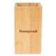 aerial view a natural eco - friendly bamboo kitchen utensil holder, image 1 of 3
