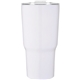 aerial view a white 20 oz chimp double wall stainless vacuum tumbler, image 1 of 2