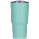 aerial view a mint green (close to pms 571) 20 oz chimp double wall stainless vacuum tumbler, image 1 of 2