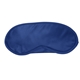 aerial view a blue satin sleep eye mask, image 1 of 2