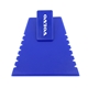 aerial view a blue ice scraper with visor clip, image 1 of 2