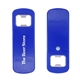 aerial view a blue bottle opener with magnet, image 1 of 3