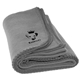 a gray fleece pet blanket