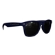 a navy blue matte soft rubberized finish miami sunglasses