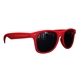 a red matte soft rubberized finish miami sunglasses