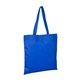aerial view a royal blue 15w x 16h - catalina day tote shopping bag with hook and loop fastener closure, image 1 of 2