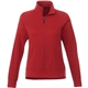 aerial view a team red (358) womens okapi performance full zip knit jacket, image 1 of 2