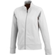 aerial view a white (125) womens okapi performance full zip knit jacket, image 1 of 4