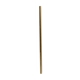 a gold reusable metal drinking straw