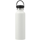 aerial view a white hydro flask(r) standard mouth 21 oz bottle with flex cap, image 1 of 7