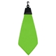 aerial view a green grip dry waffle golf towel, image 1 of 2