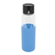 aerial view a light blue 20 oz hydro glass bottle, image 1 of 2