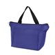 aerial view a royal blue courtyard cooler lunch bag, image 1 of 3