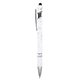 aerial view a white with blue ember campfire incline stylus pen, image 1 of 3