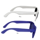 aerial view a frosted to blue sun fun sunglasses, full color digital, image 1 of 3