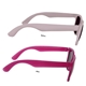 aerial view a frosted/magenta sun fun sunglasses, full color digital, image 1 of 3