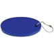 aerial view a royal blue promotional custom sure - float key chain, image 1 of 2
