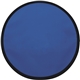aerial view a blue flying disc with pouch, image 1 of 2