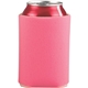 aerial view a hot pink budget collapsible foam folding can cooler holder, image 1 of 2