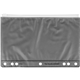 aerial view a black slide lock school pencil pouch, image 1 of 2