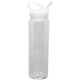 aerial view a clear 32 oz fruit fusion water bottle, image 1 of 2