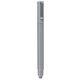 aerial view a grey 430 (close to pms 430) cubic soft rubberized touch square stylus pen, image 1 of 2