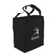 aerial view a black the grocer - super saver grocery tote, image 1 of 2