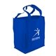 aerial view a blue the grocer - super saver grocery tote, image 1 of 2